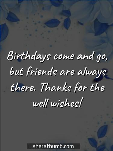 thank you friends quotes for birthday